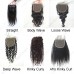 5x5 Body Wave Lace Closure,Brazilian Virgin Human Hair Pieces with Baby Hair